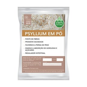 Produto Psílio (Psyllium) em Pó 100g