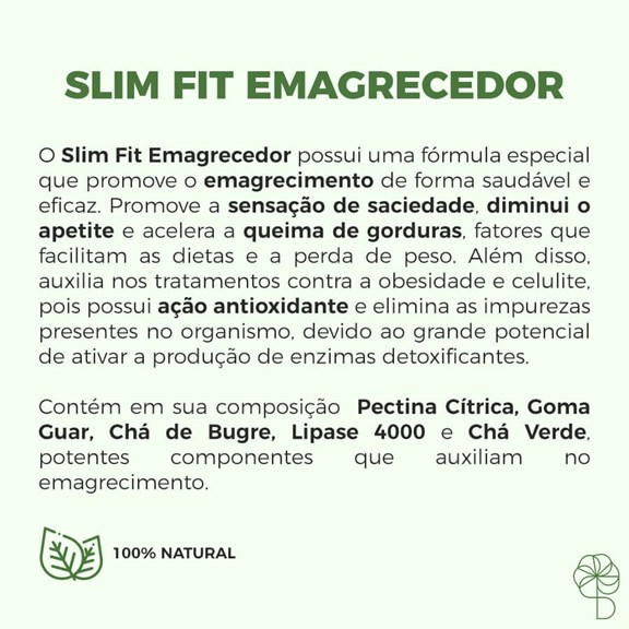 Slim Fit Emagrecedor 355mg