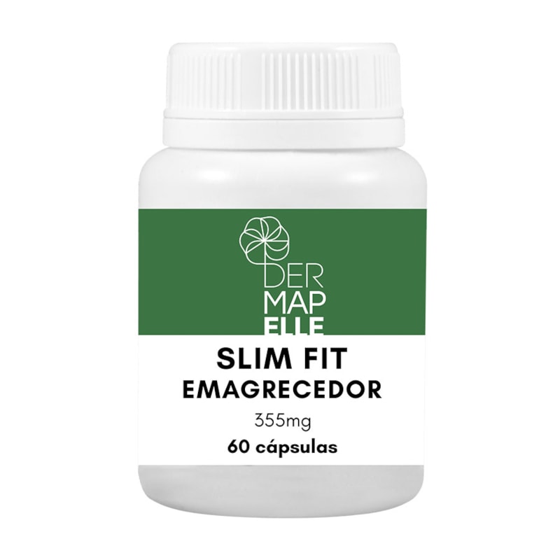 Slim Fit 355mg 60 Cápsulas Emagrecedor Dermapelle