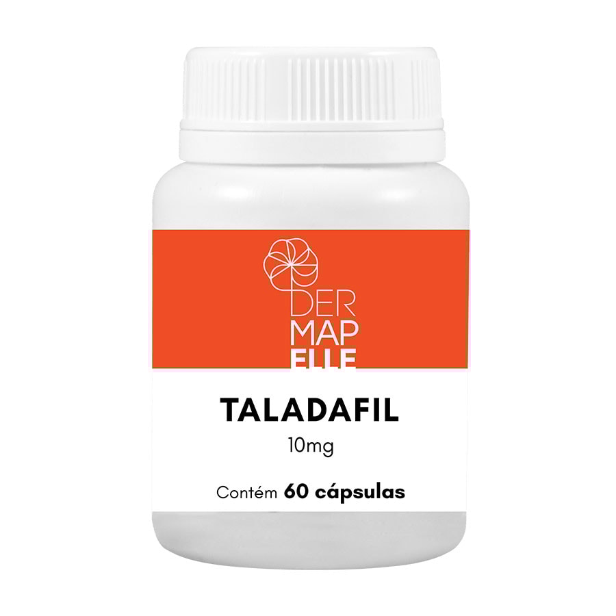 Tadalafil 10mg 60cáps. - Tratamento para Disfunção Erétil | Dermapelle
