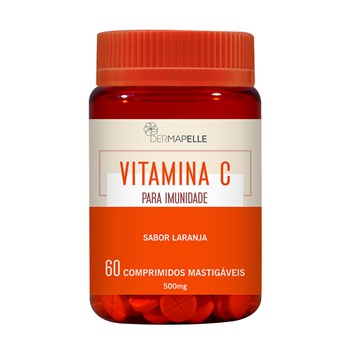 Vitamina C - Comprimidos Mastigáveis para Imunidade 500 mg