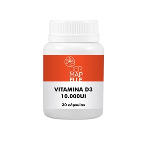 Produto Vitamina D3 10.000 UI 30 Cápsulas