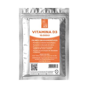 Produto Vitamina D3 10.000UI em Filme Orodispersível 30 Unidades