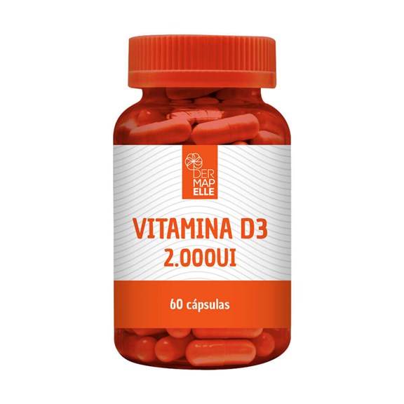Vitamina D3 2.000 UI 60 Cápsulas