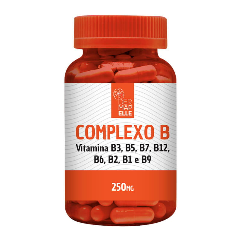 Vitaminas Do Complexo B 250mg 60 Cápsulas - Dermapelle